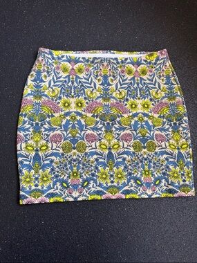 H&M - Floral Mini Skirt in Blue, Yellow & Pink